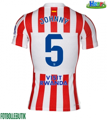 Atletico Madrid Johnny Cardoso #5 Hemmatröja 2025-26 Kortärmad